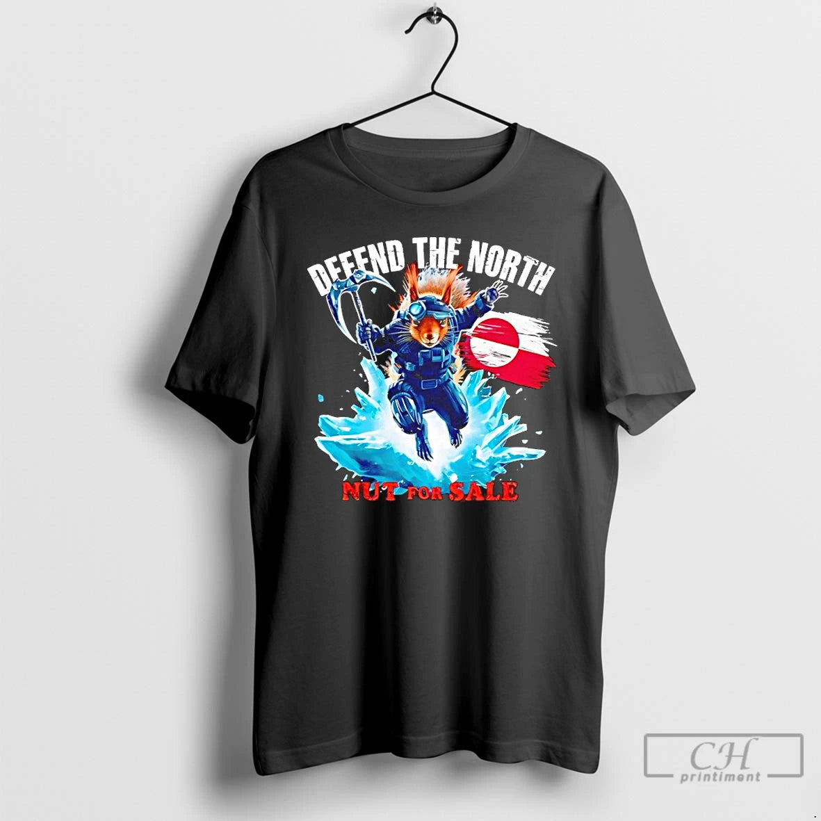Premium The Frozen Warrior Squirrel Defend The North Nut For Sale Support Greenland T Shirts Hoodie, Sweatshirt