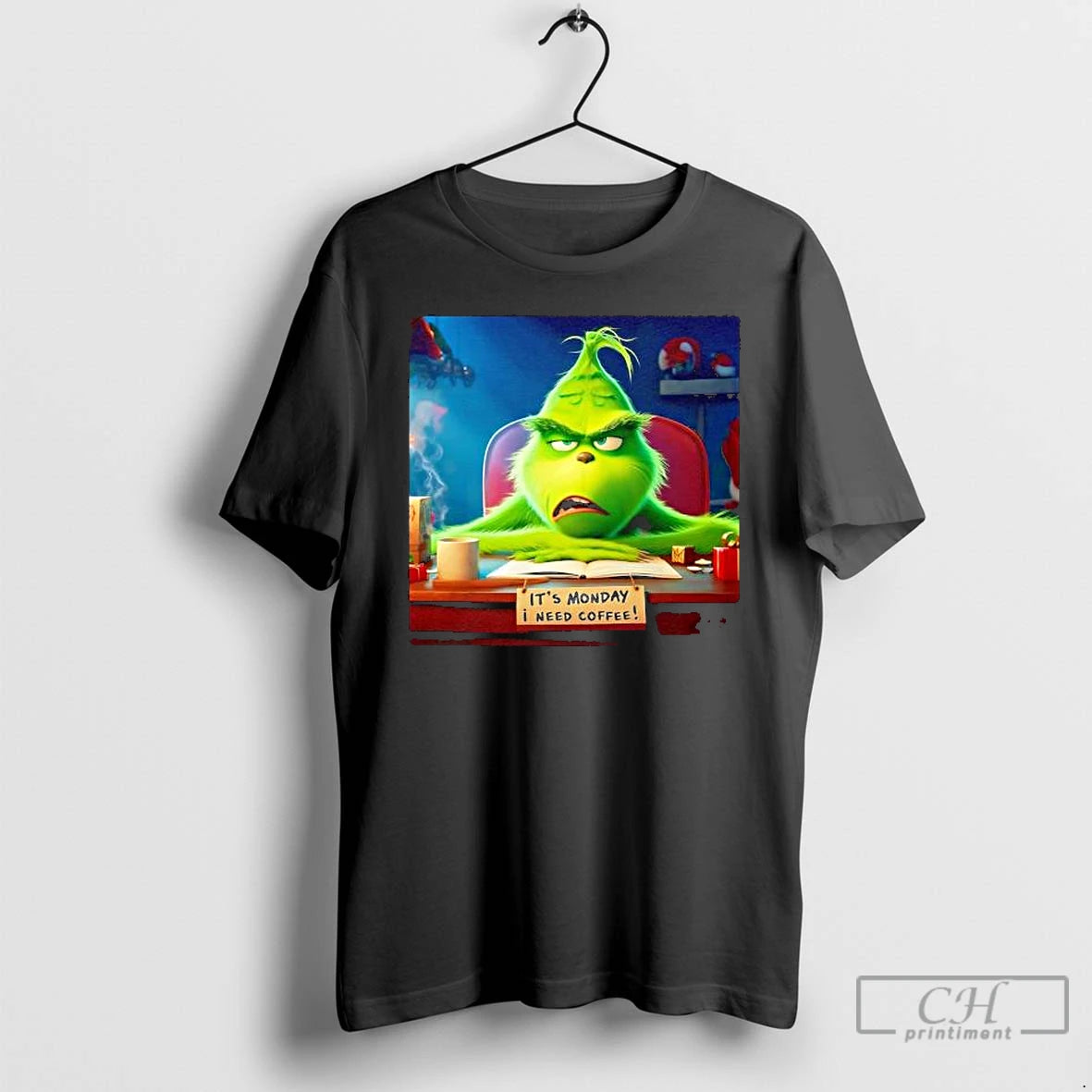 Premium The Grinch Its Monday I Need Coffee T-Shirts, Hoodie, Sweatshirt | PopFlextees.com