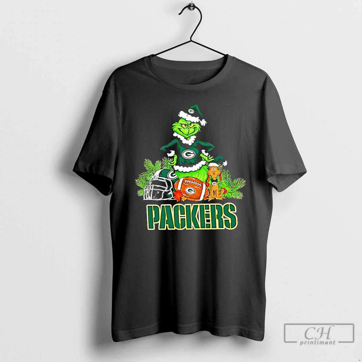 Grinch Max Green Bay Packers Helmet Items T-Shirts, Hoodie, Sweatshirt