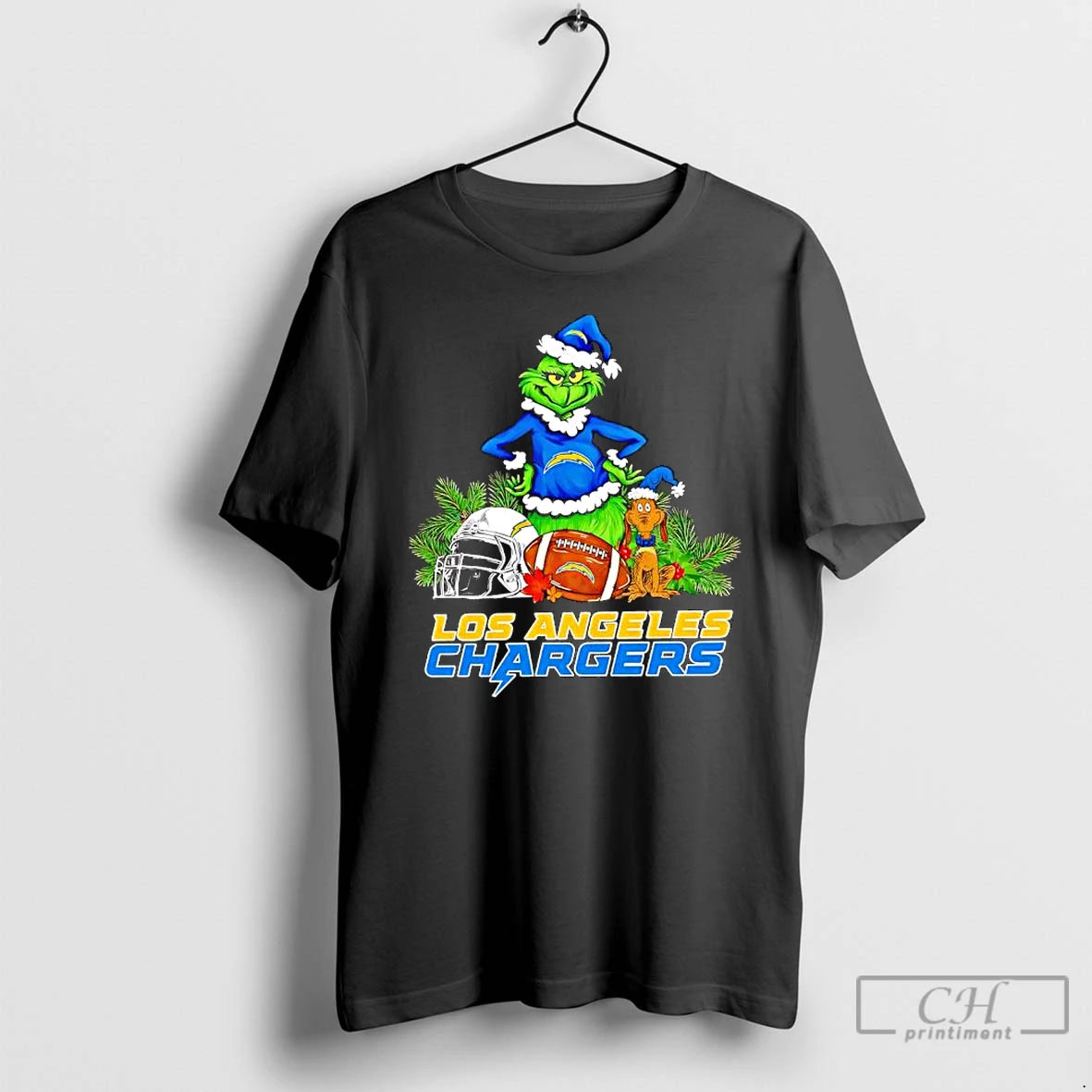 Grinch Max Los Angeles Chargers Helmet Items T-Shirts, Hoodie, Sweatshirt