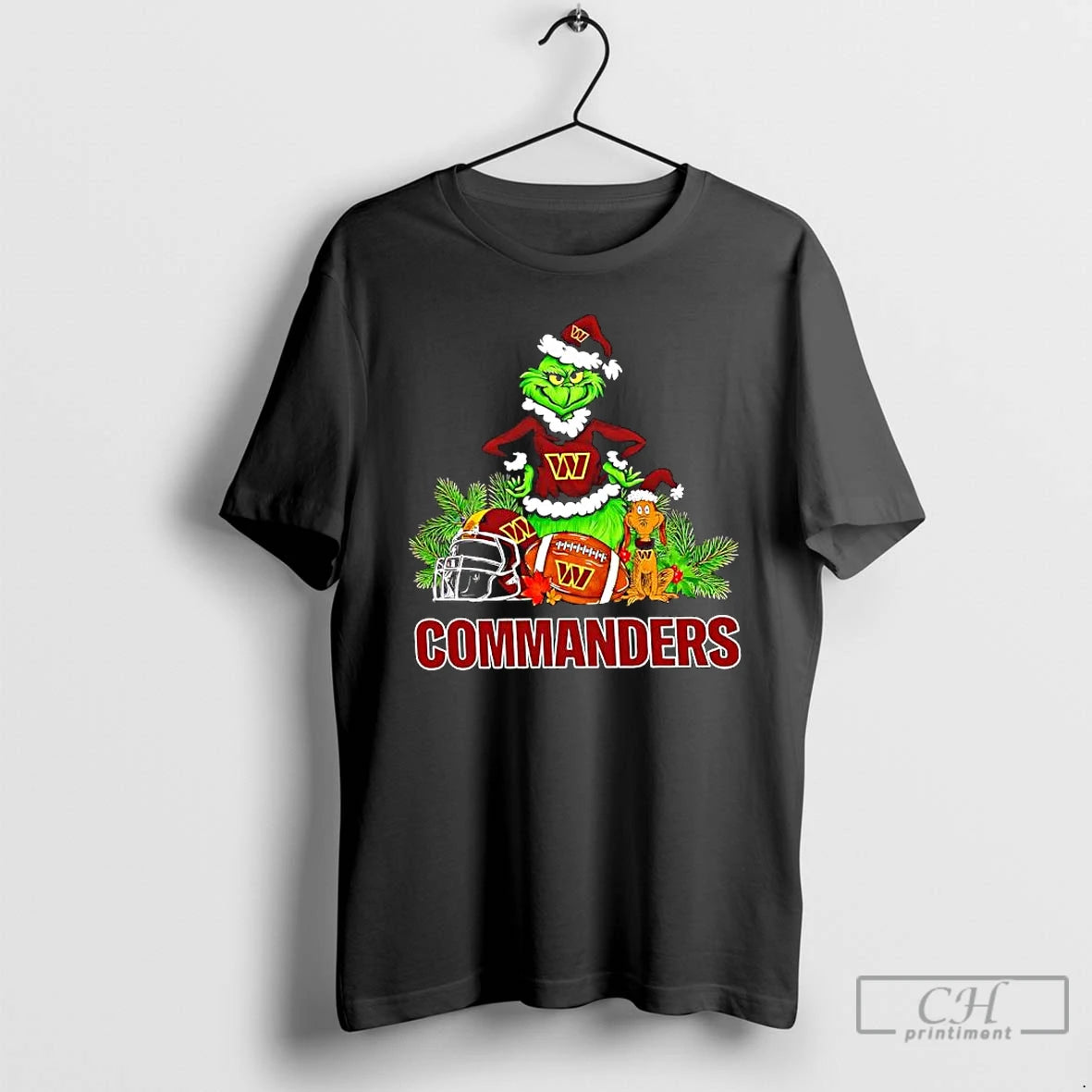 Grinch Max Washington Commanders Helmet Items T-Shirts, Hoodie, Sweatshirt