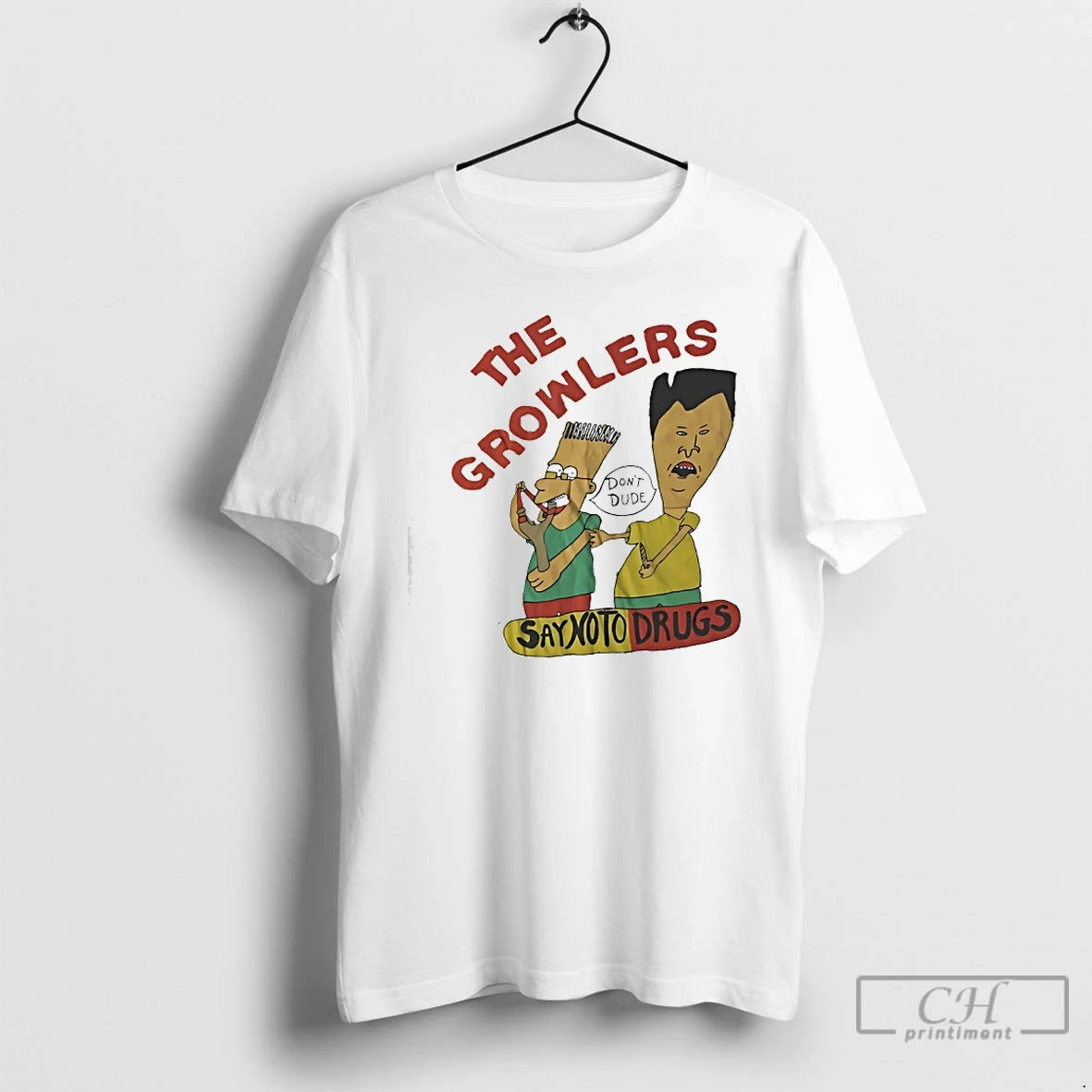 Premium The Growlers Say No To Drugs T-Shirts, Hoodie, Sweatshirt | PopFlextees.com