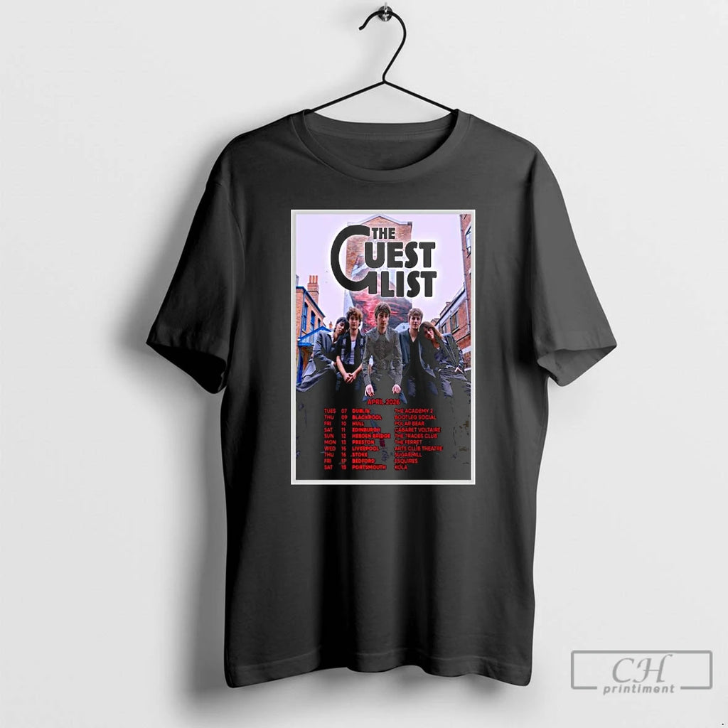 Premium The Guest List April 2026 Show T-Shirts, Hoodie, Sweatshirt | PopFlextees.com