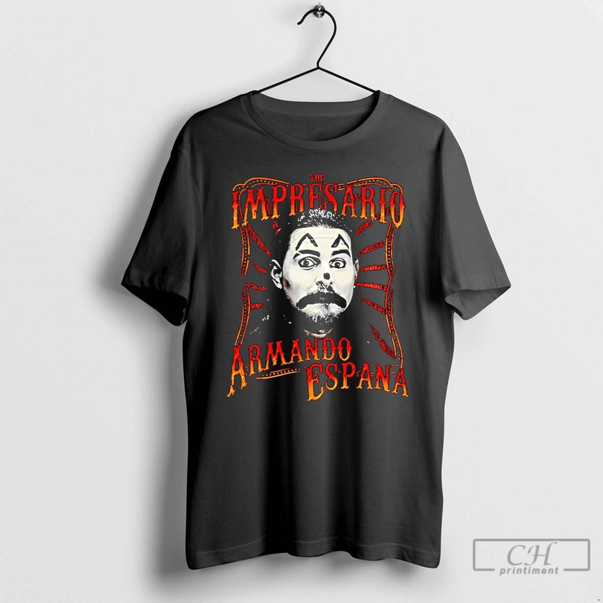 Premium The Impresario Armando Espana Clown Face T-Shirts, Hoodie, Sweatshirt | PopFlextees.com
