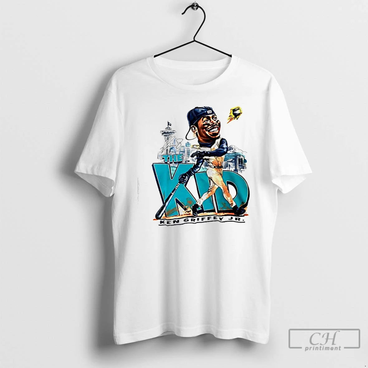 Premium The Kid Ken Griffey Jr Signature T-Shirts, Hoodie, Sweatshirt | PopFlextees.com