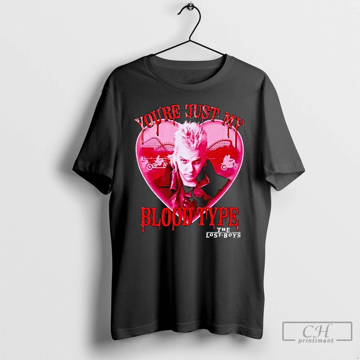 Premium The Lost Boys Blood Type Glitter Classic T-Shirts, Hoodie, Sweatshirt | PopFlextees.com