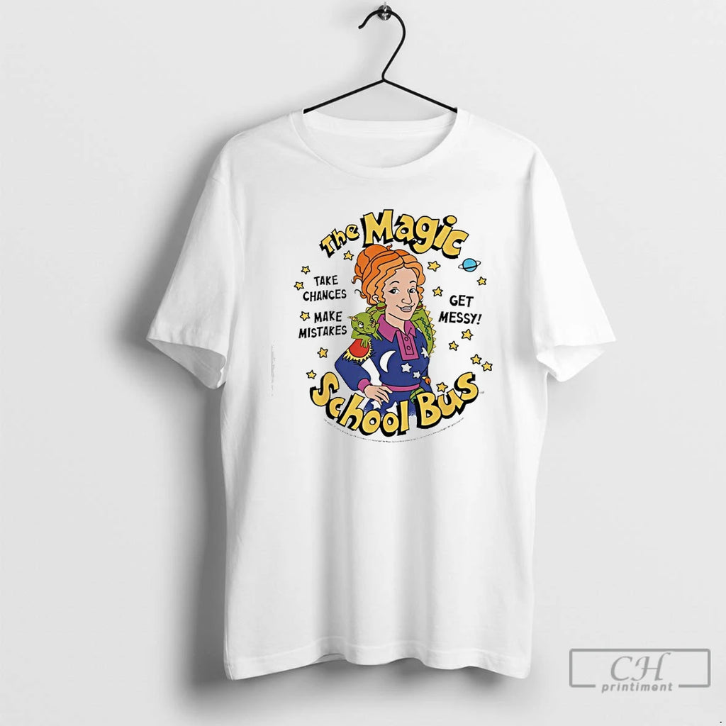 Premium The Magic School Bus Ms Frizzle And Liz Quote Retro Cartoon T Shirts Sweater Hoodie, Sweatshirt | PopFlextees.com