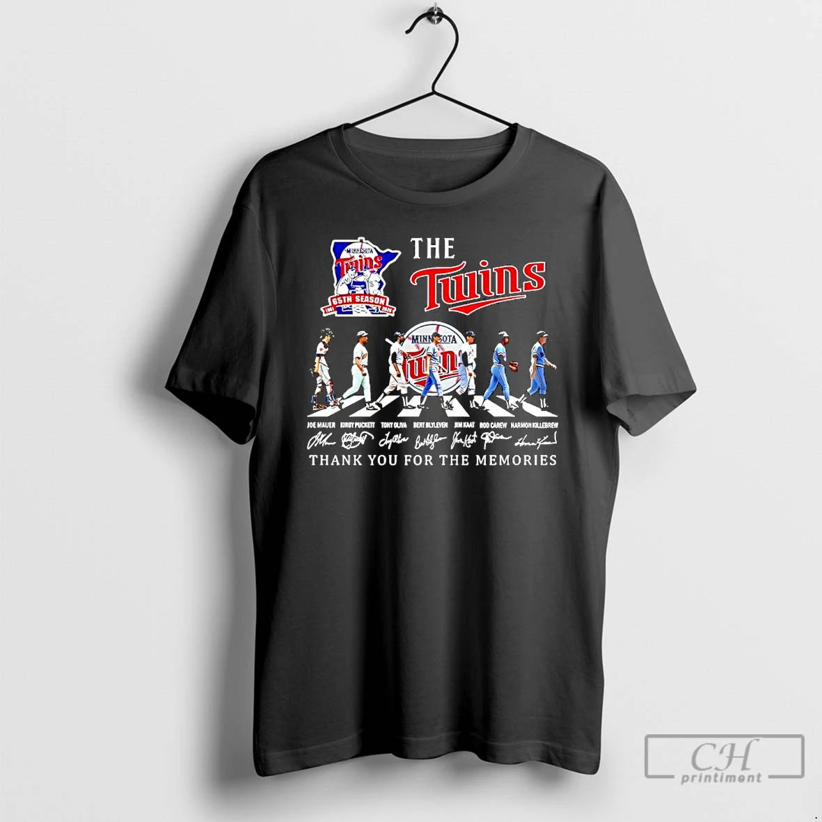 Premium The Minnesota Twins 65th Season Legendary Players Thank You For The Memories T Shirts Hoodie, Sweatshirt