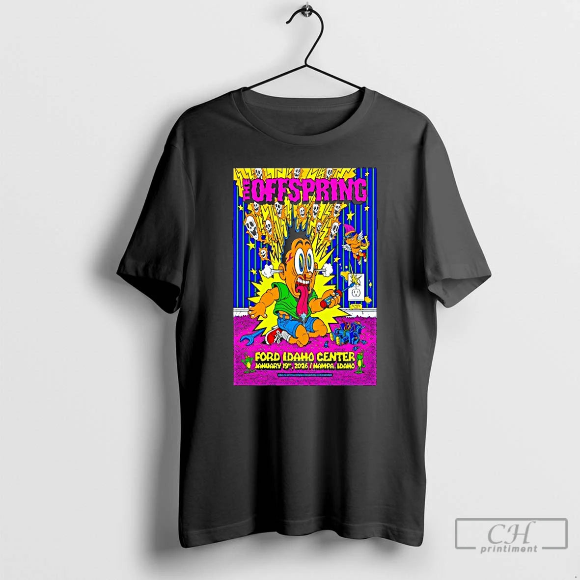 Premium The Offspring Jan 19 2026 Nampa Id Tour T-Shirts, Hoodie, Sweatshirt | PopFlextees.com