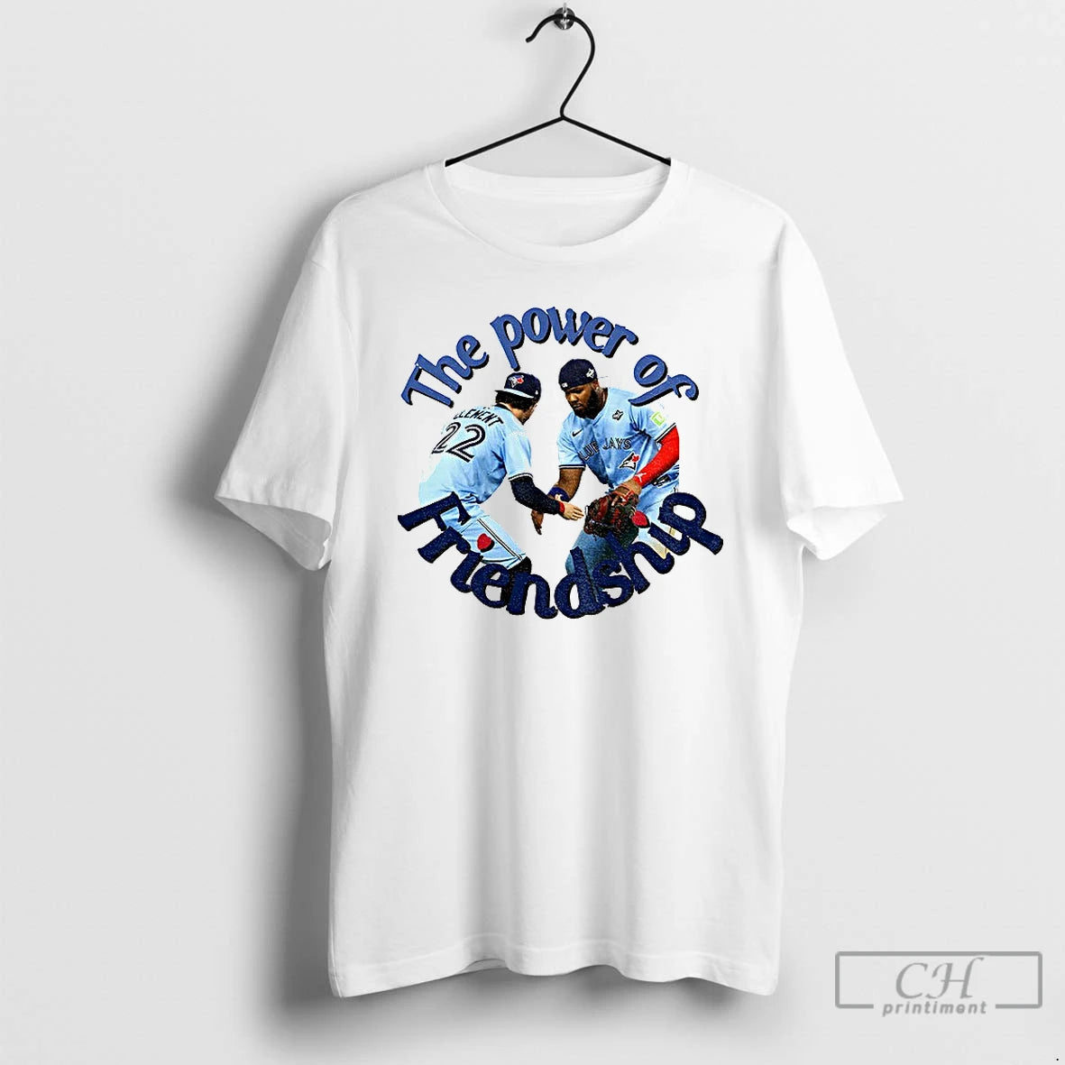 Premium The Power Of Friendship Toronto Blue Jays Mlb T-Shirts, Hoodie, Sweatshirt | PopFlextees.com