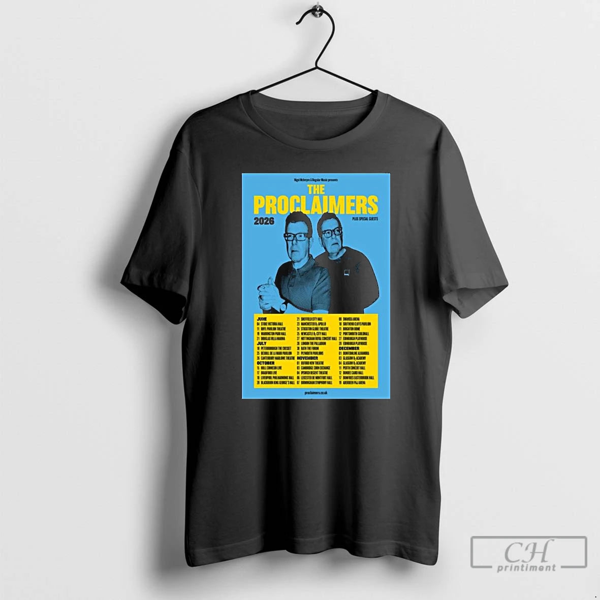Premium The Proclaimers 2026 Uk Tour T-Shirts, Hoodie, Sweatshirt | PopFlextees.com