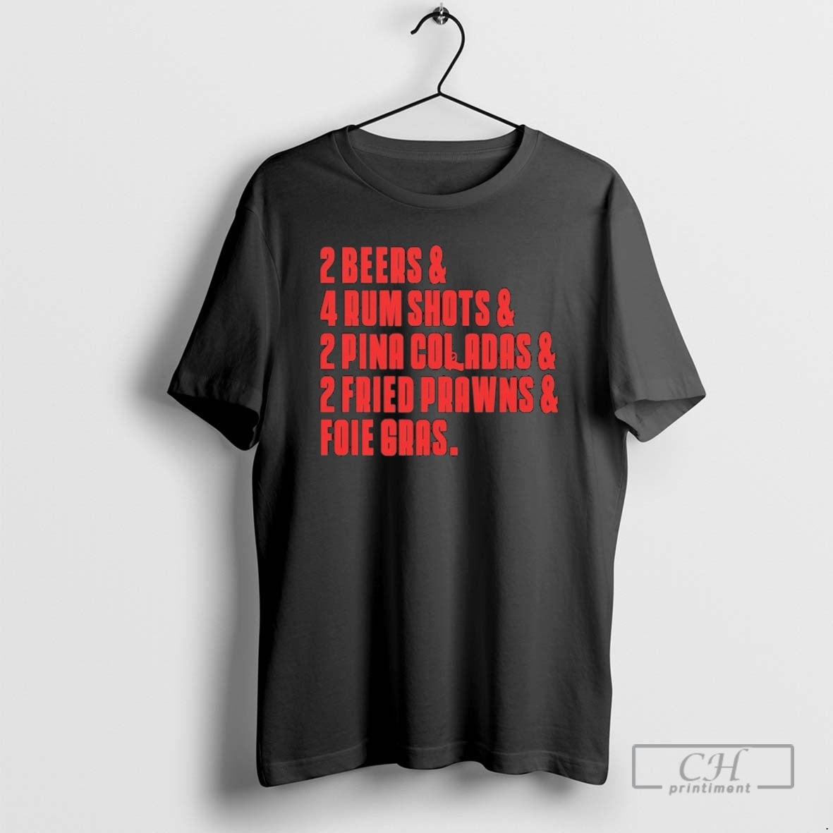 Premium The Sopranos 2 Beers 4 Rum Shots 2 Pina Coladas 2 Fried Prawns And T-Shirts, Hoodie, Sweatshirt | PopFlextees.com