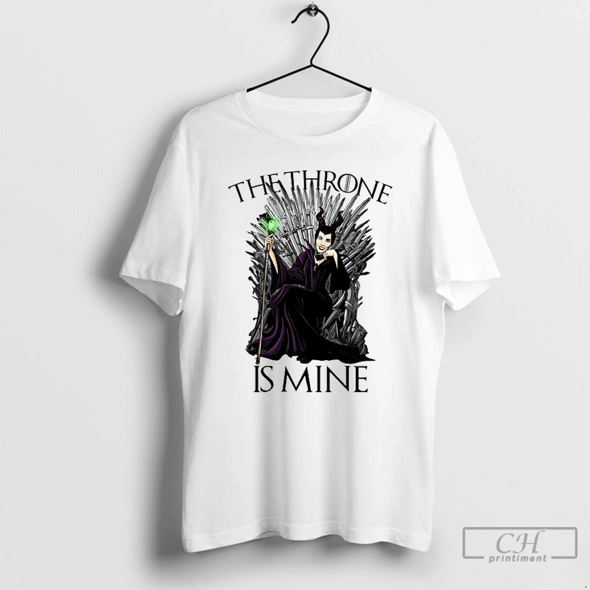 Premium The Throne Is Mine Maleficent Game Of Thrones T-Shirts, Hoodie, Sweatshirt | PopFlextees.com