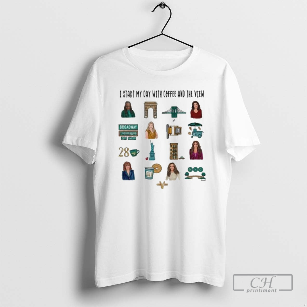 Premium The View I Start My Day With Coffee And The View Shirt Sweater Hoodie, Sweatshirt | PopFlextees.com