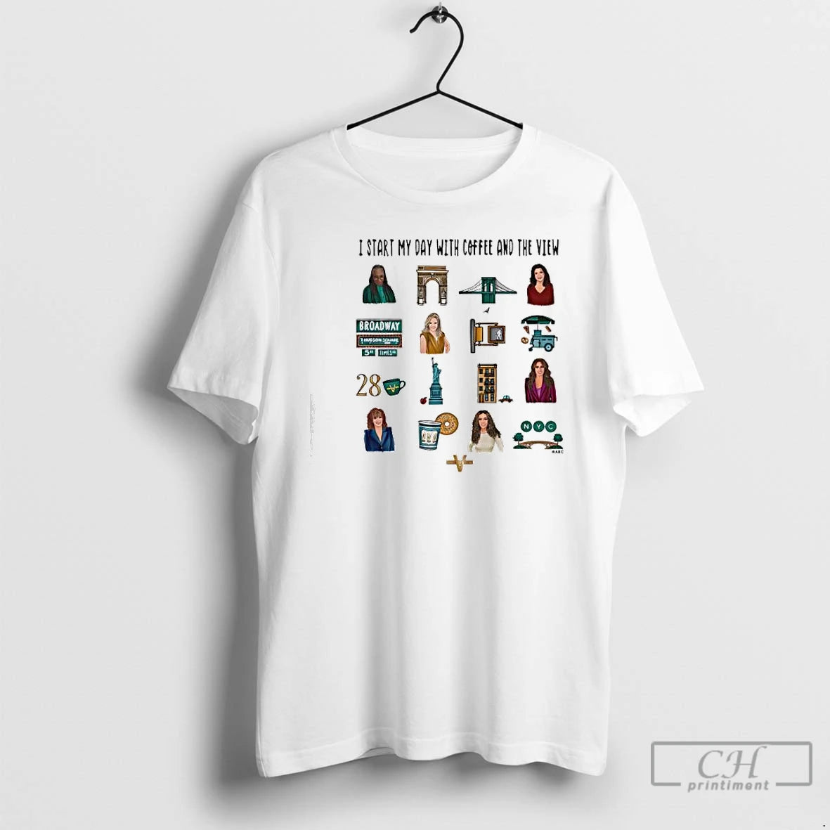 Premium The View I Start My Day With Coffee And The View Graphic T Shirts Hoodie, Sweatshirt | PopFlextees.com