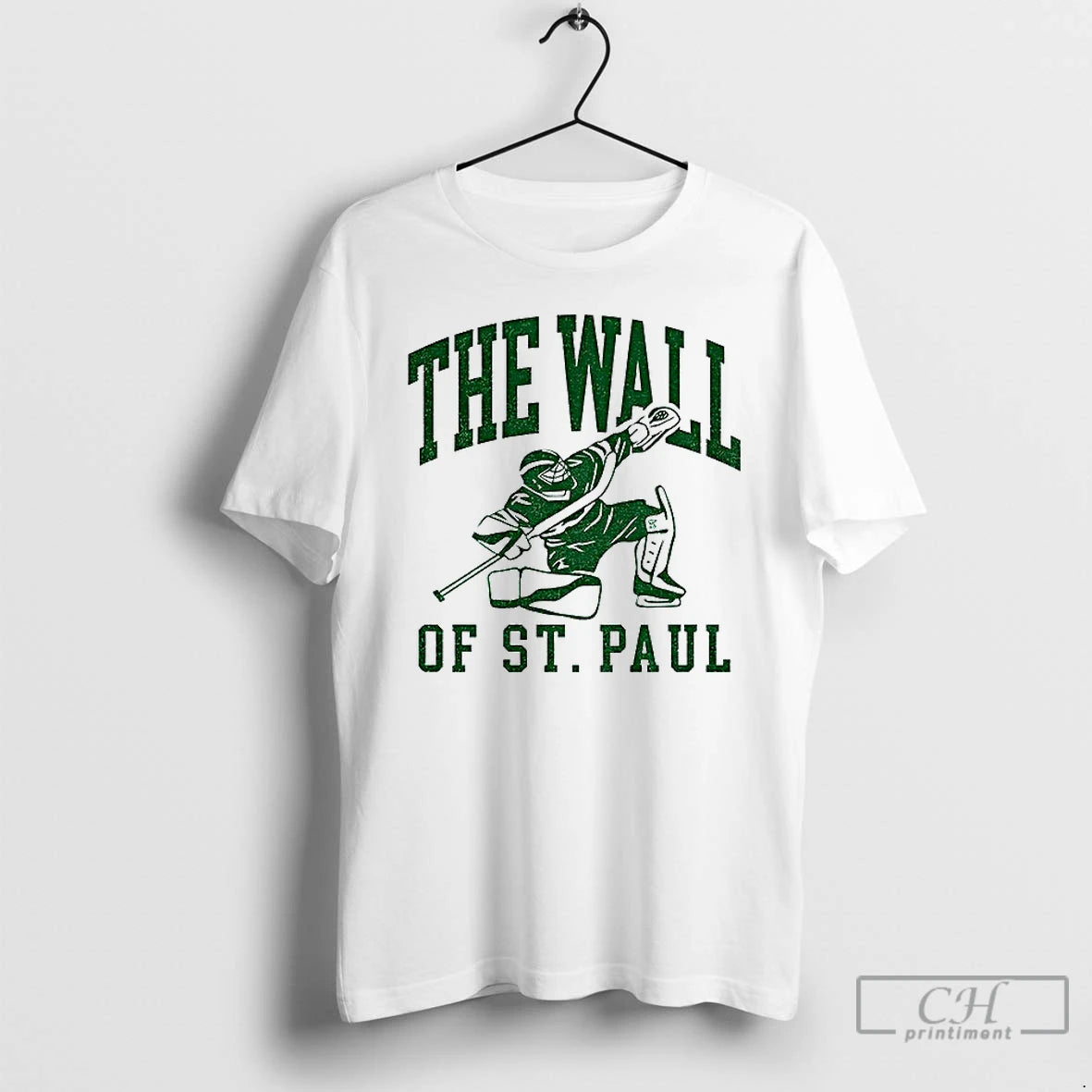 Premium The Wall Of St Paul Hockey Goalie T-Shirts, Hoodie, Sweatshirt | PopFlextees.com