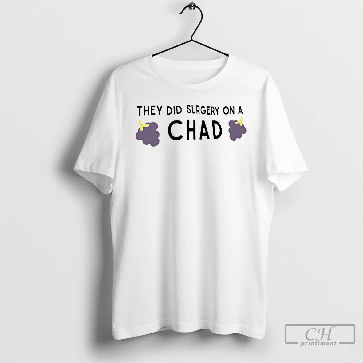 Premium They Did Surgery On A Chad T-Shirts, Hoodie, Sweatshirt | PopFlextees.com