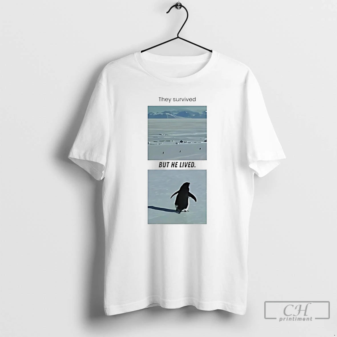 Premium They Survived But He Lived But Why Penguin T-Shirts, Hoodie, Sweatshirt | PopFlextees.com