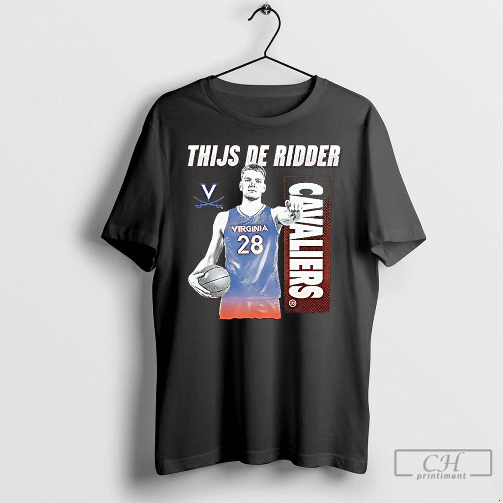 Premium Thijs De Ridder Virginia Cavaliers Graphic T-Shirts, Hoodie, Sweatshirt | PopFlextees.com