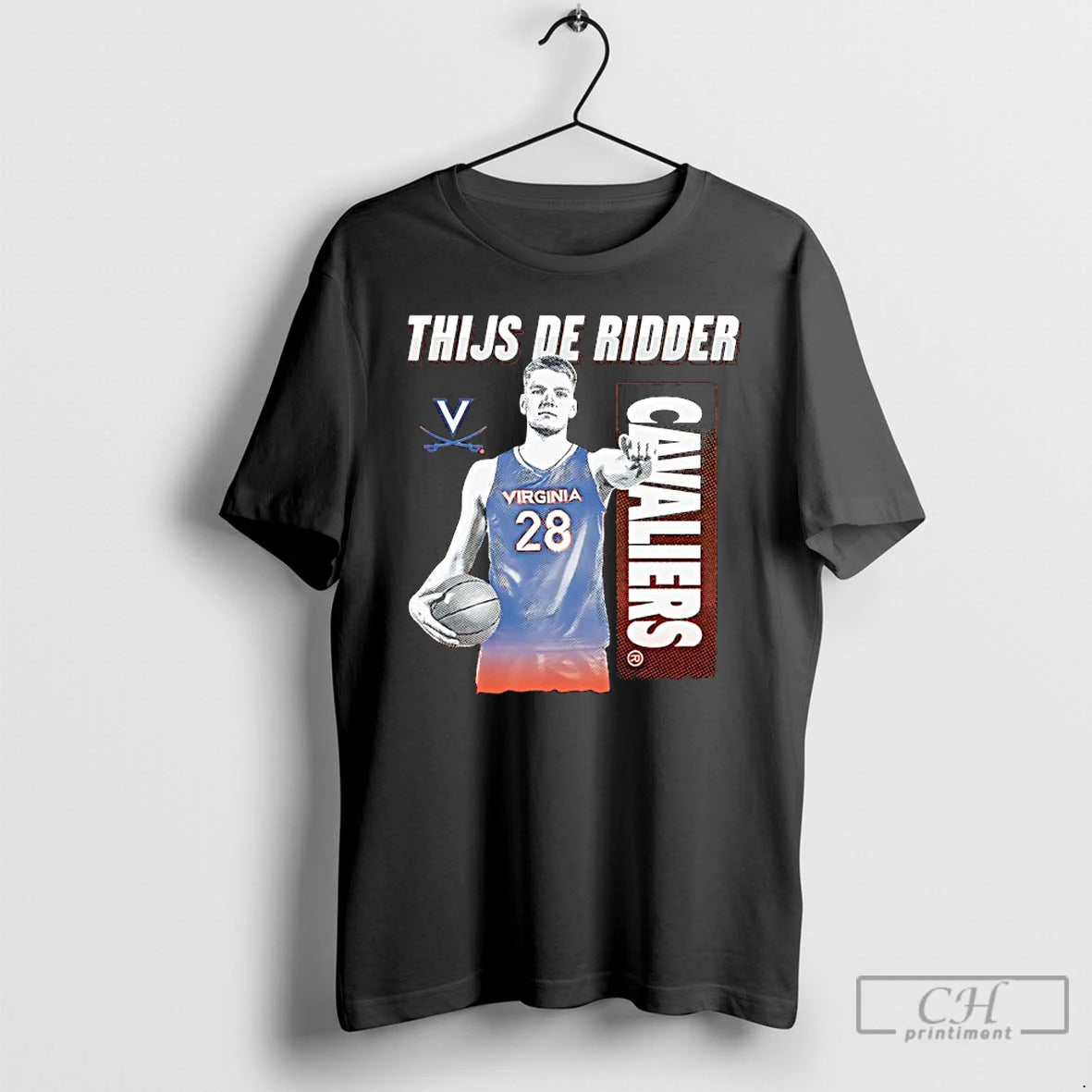 Premium Thijs De Ridder Virginia Cavaliers Graphic T-Shirts, Hoodie, Sweatshirt | PopFlextees.com