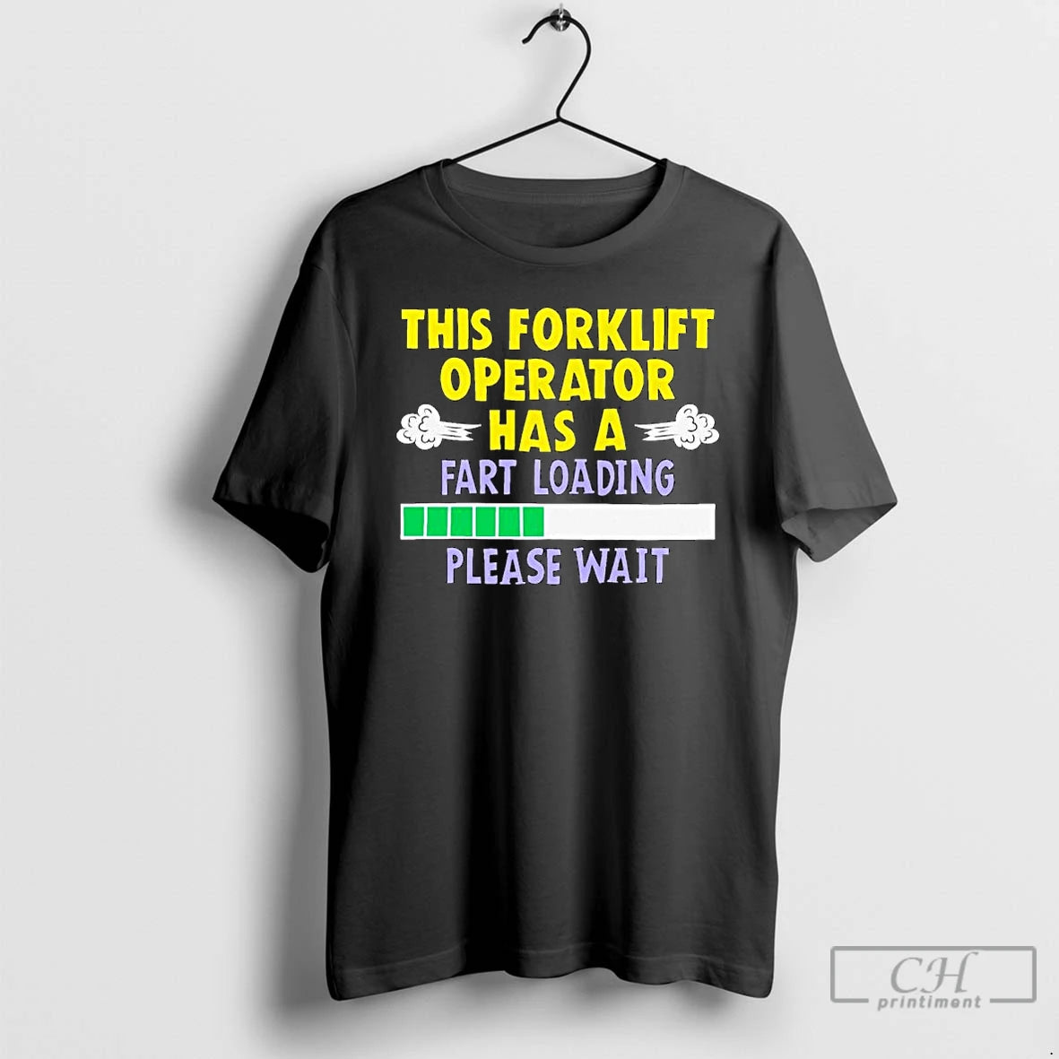 Premium This Forklift Operator Has A Fart Loading Please Wait Ornaments T-Shirts, Hoodie, Sweatshirt | PopFlextees.com