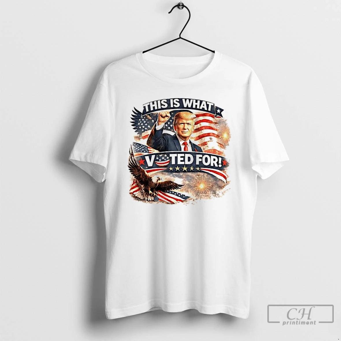 Premium This Is What I Voted For Trump Patriotic Flag T-Shirts, Hoodie, Sweatshirt | PopFlextees.com