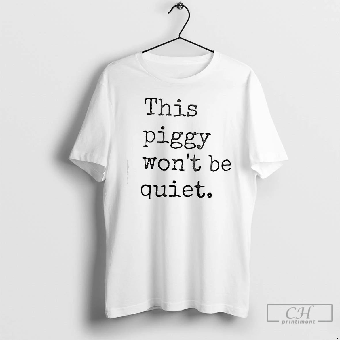 Premium This Piggy Wont Be Quiet Trump Anti T-Shirts, Hoodie, Sweatshirt | PopFlextees.com