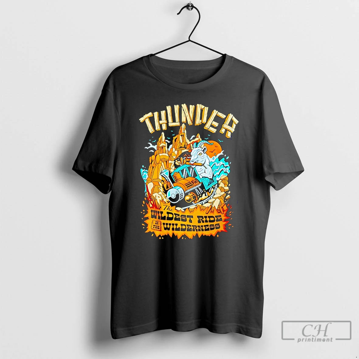 Premium Thunder The Wildest Ride In The Wilderness T-Shirts, Hoodie, Sweatshirt | PopFlextees.com