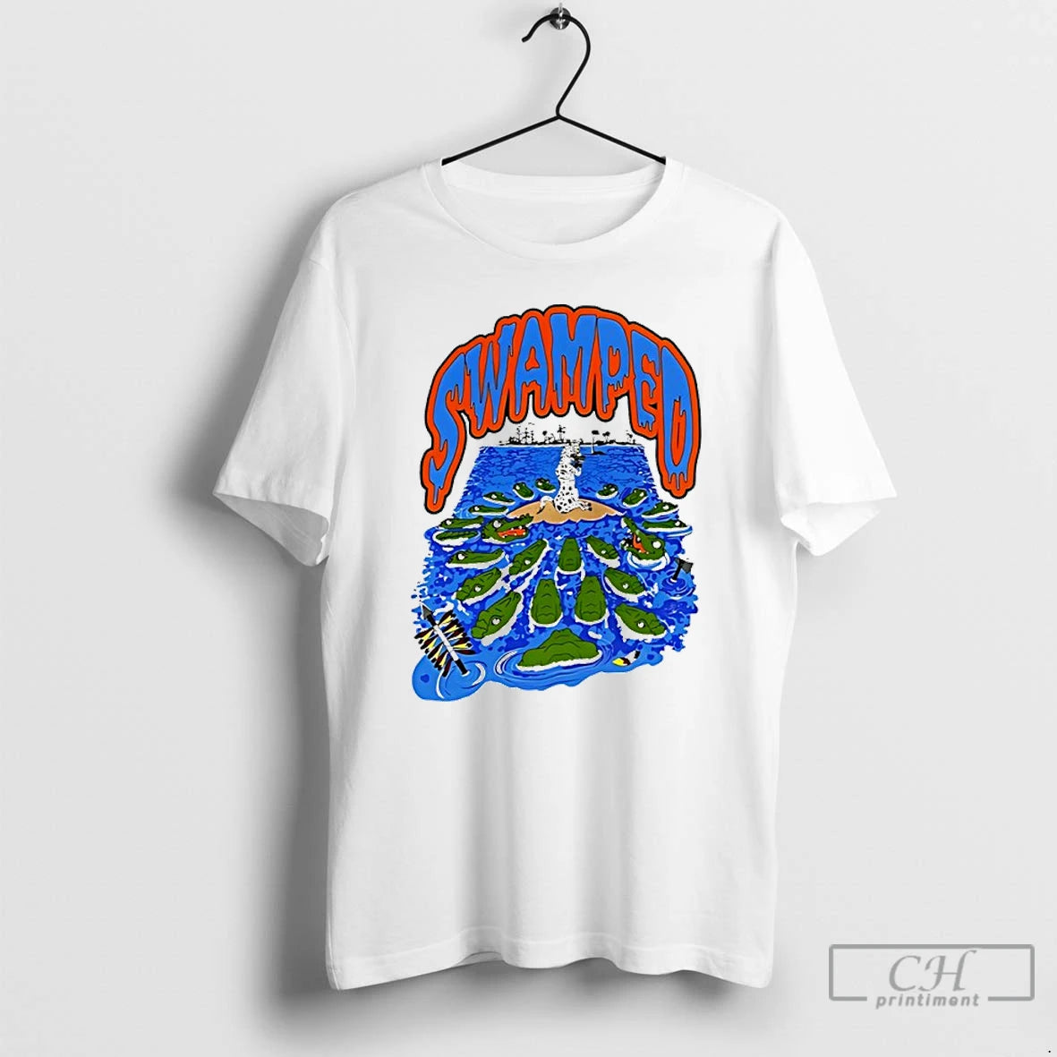 Premium Tim Tebow Swamped Gators T-Shirts, Hoodie, Sweatshirt | PopFlextees.com