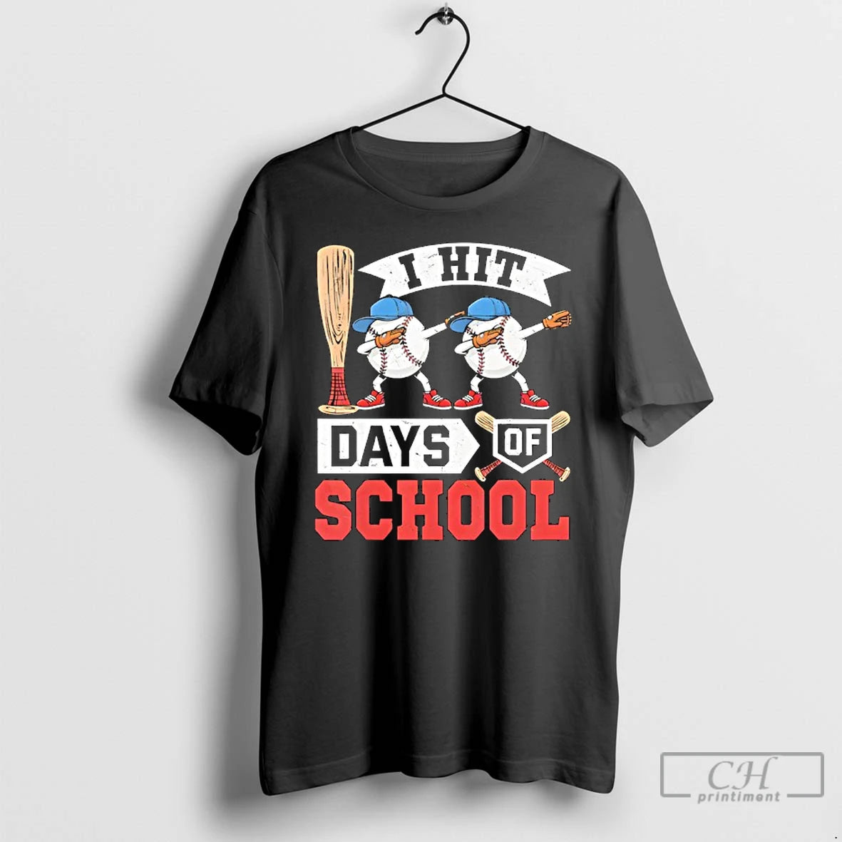 Premium Toddler Boy 100 Days Of School Boys 100th Day Baseball T-Shirts, Hoodie, Sweatshirt | PopFlextees.com