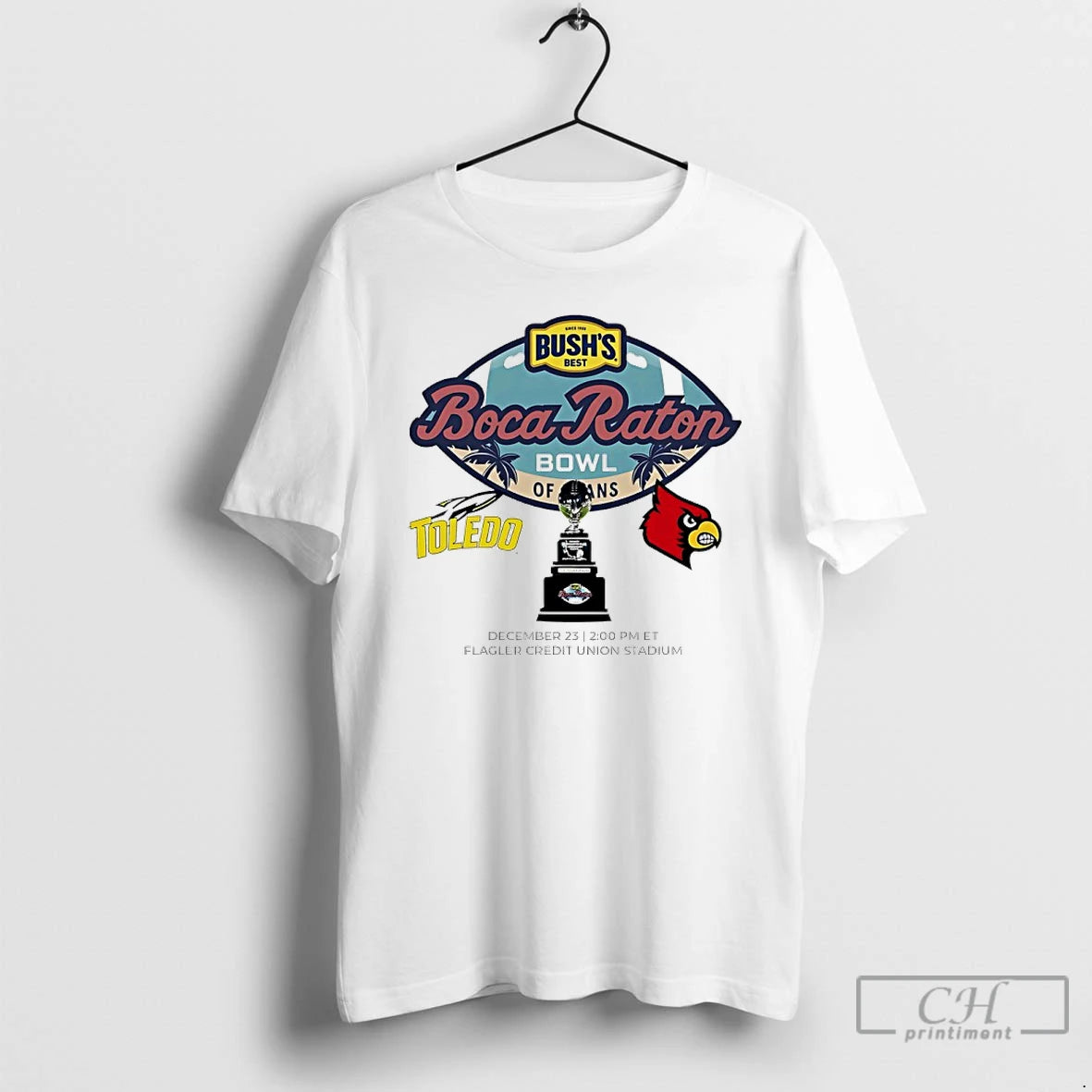 Premium Toledo Rockets Vs Louisville Cardinals 2025 Boca Raton Bowl T-Shirts, Hoodie, Sweatshirt | PopFlextees.com