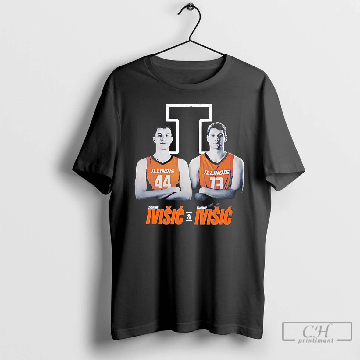 Premium Tomislav Ivisic And Zvonimir Ivisic Brothers Illinois Fighting Illini T-Shirts, Hoodie, Sweatshirt | PopFlextees.com