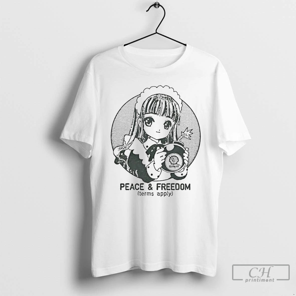 Premium Tomoyo Daidouji Peace And Freedom Terms Apply T-Shirts, Hoodie, Sweatshirt | PopFlextees.com