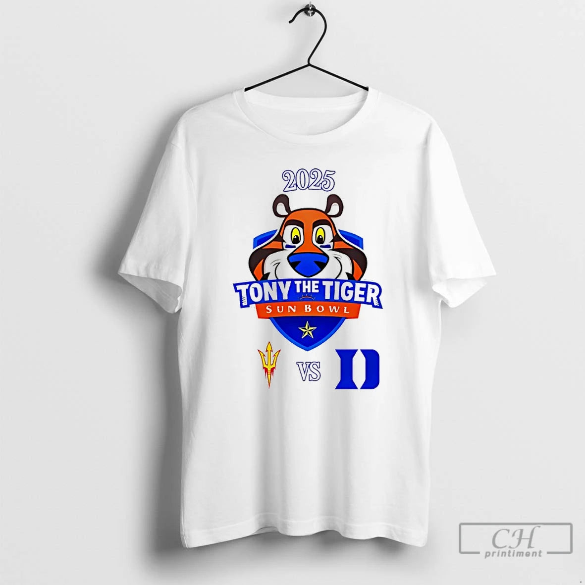 Premium Tony The Tiger Sun Bowl 2025 Arizona State Vs Duke T-Shirts, Hoodie, Sweatshirt | PopFlextees.com