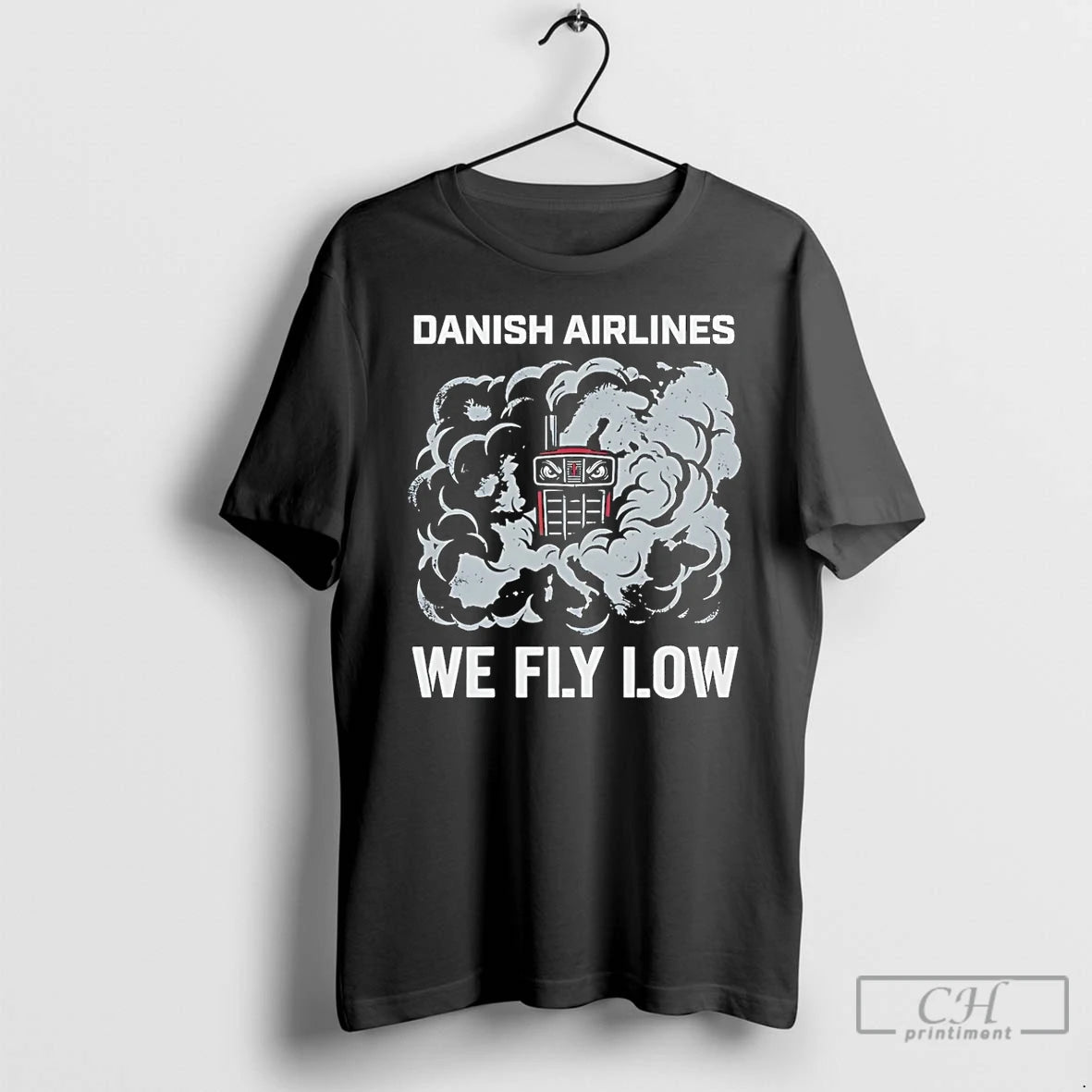 Premium Traktortraek Danish Airlines We Fly Low T-Shirts, Hoodie, Sweatshirt | PopFlextees.com