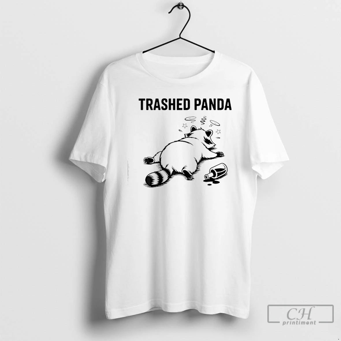 Premium Trashed Panda Drunk Racoon Funny T-Shirts, Hoodie, Sweatshirt | PopFlextees.com