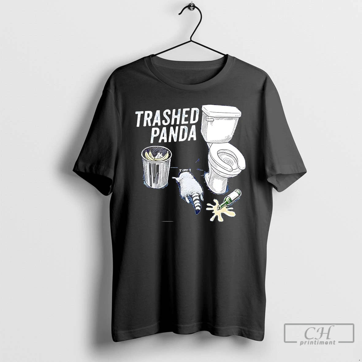 Premium Trashed Panda Drunk Raccoon T-Shirts, Hoodie, Sweatshirt | PopFlextees.com