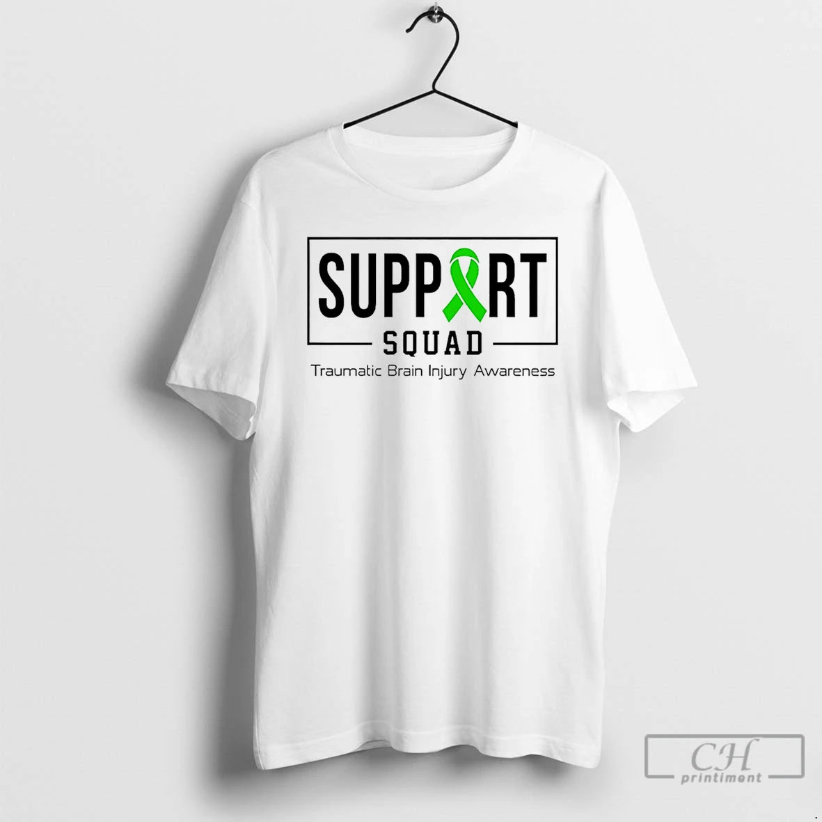Premium Traumatic Brain Injury Awareness Green Ribbon T-Shirts, Hoodie, Sweatshirt | PopFlextees.com