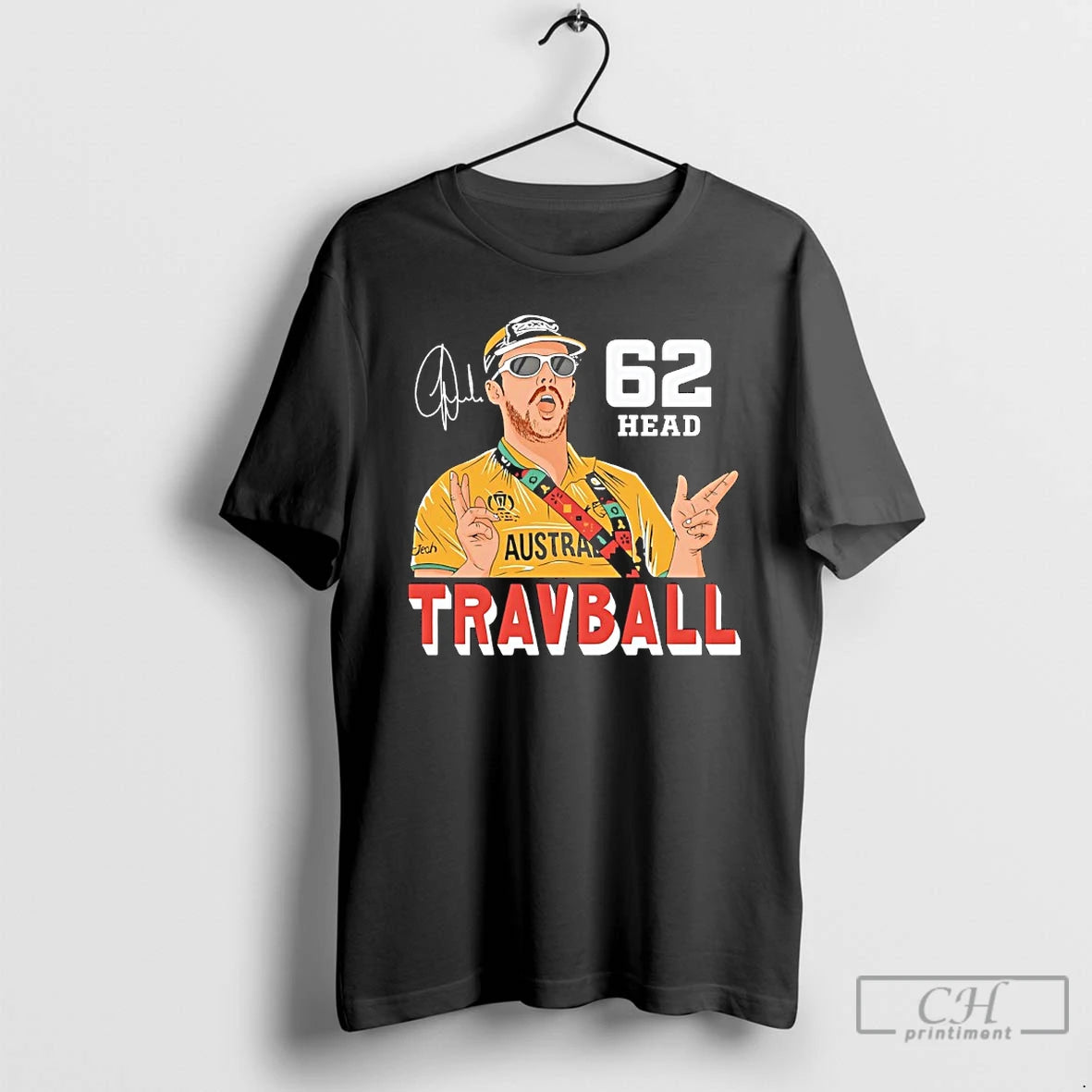 Premium Travis Head 62 Travball Signature T-Shirts, Hoodie, Sweatshirt | PopFlextees.com