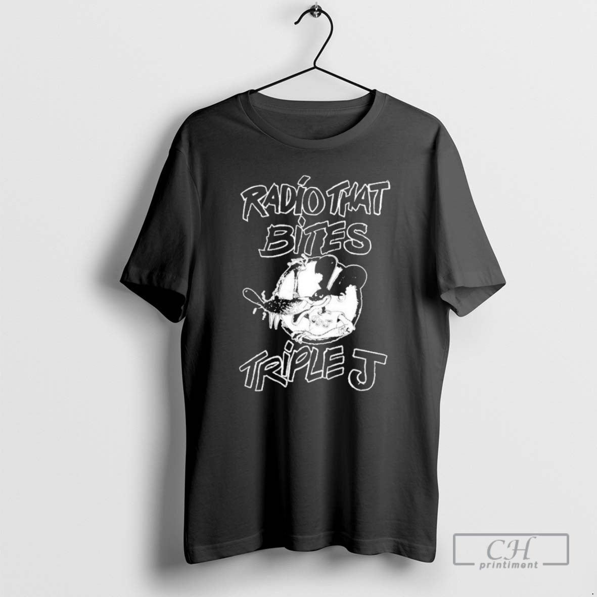Premium Triple J 50 Years Radio That Bites Rat Shirt Sweater Hoodie, Sweatshirt | PopFlextees.com