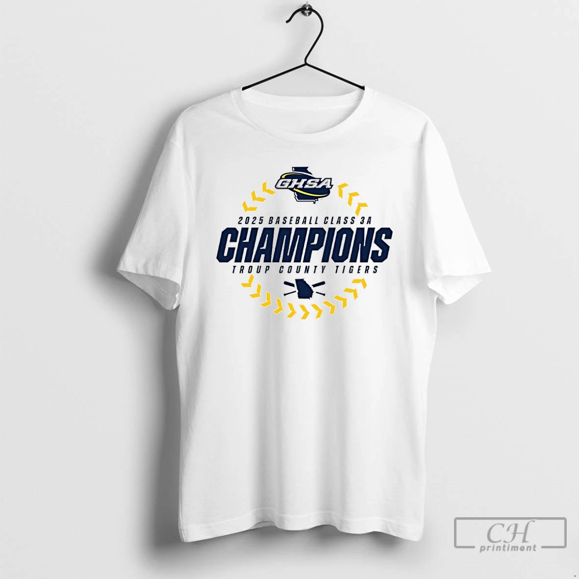 Premium Troup County Tigers 2025 Ghsaa Baseball 3a State Champions T-Shirts, Hoodie, Sweatshirt | PopFlextees.com