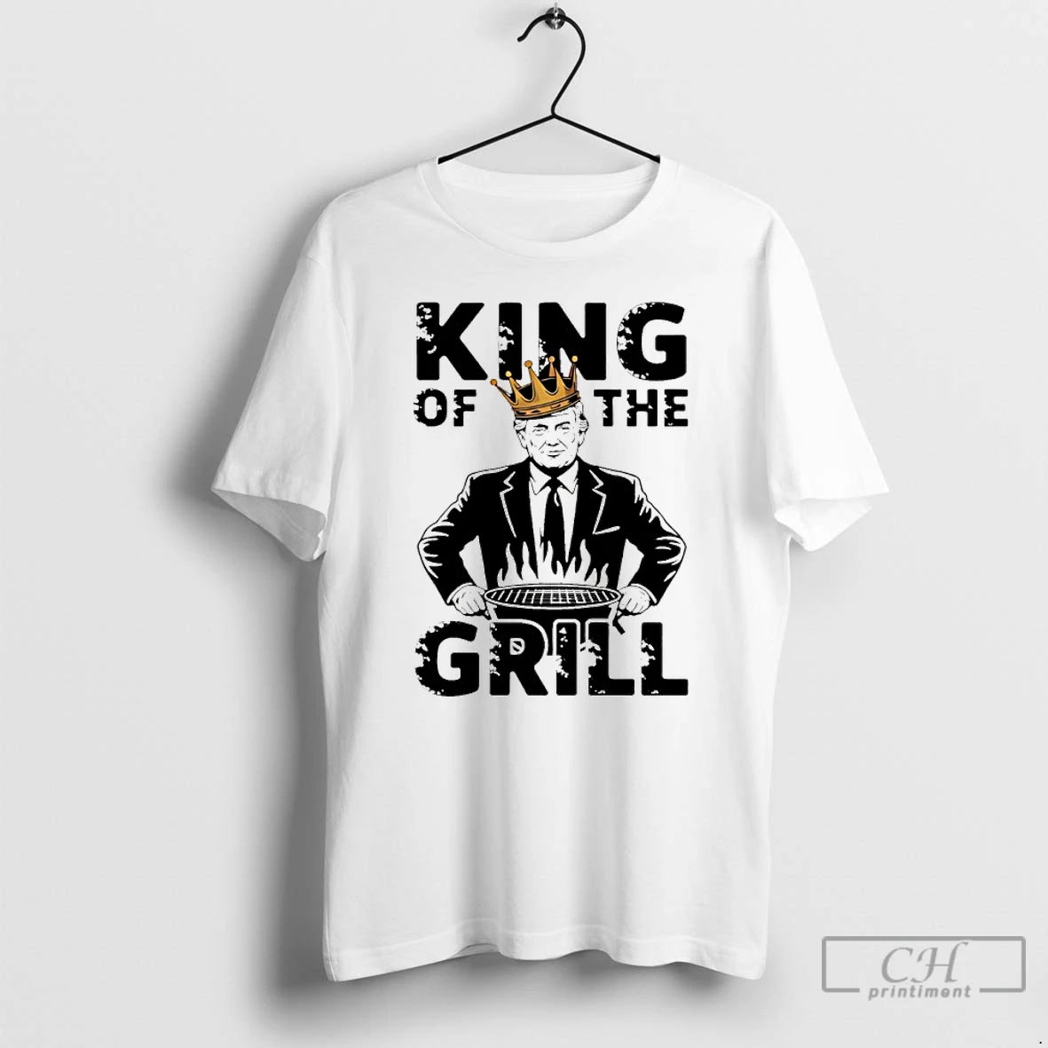 Premium Trump King Of The Grill Patriotic Graphic T-Shirts, Hoodie, Sweatshirt | PopFlextees.com