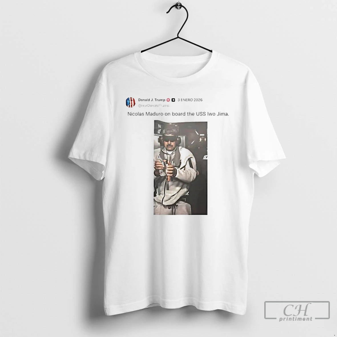 Premium Trump On X Nicolas Maduro On Board The Uss Iwo Jima T Shirts Sweater Hoodie, Sweatshirt | PopFlextees.com