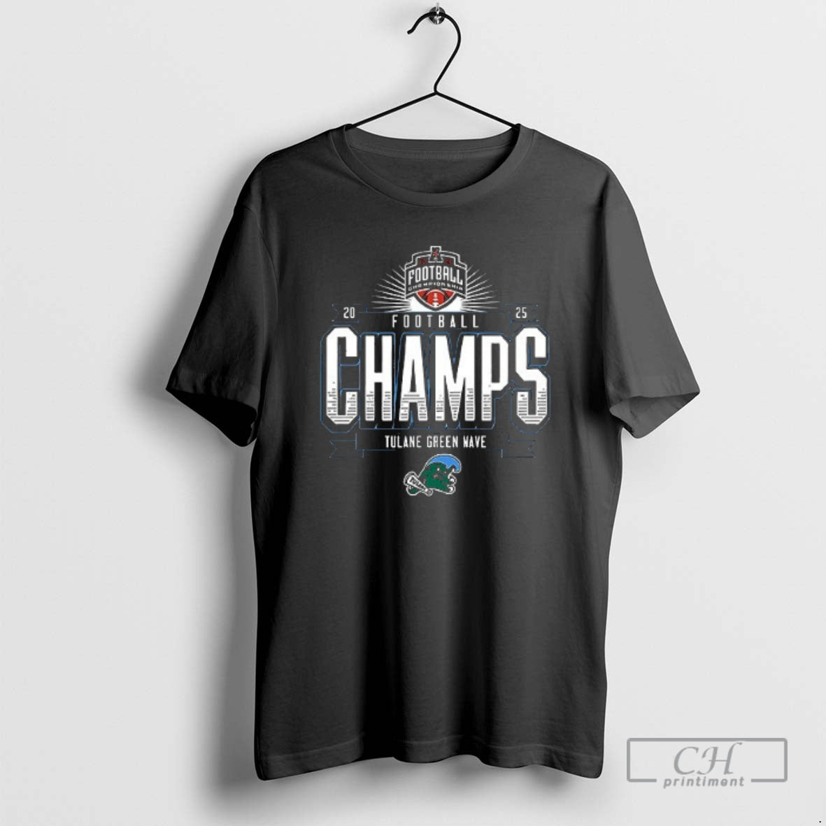 Premium Tulane Green Wave American Football Champions Logo Double Graphic Shirt Sweater Hoodie, Sweatshirt | PopFlextees.com