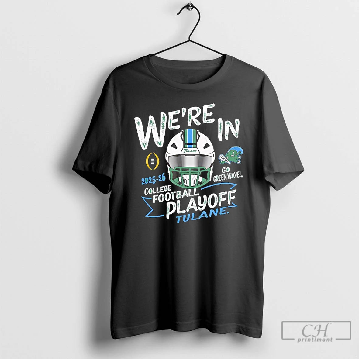 Premium Tulane Green Wave Cfp College Football Playoff 2025 2026 T-Shirts, Hoodie, Sweatshirt | PopFlextees.com