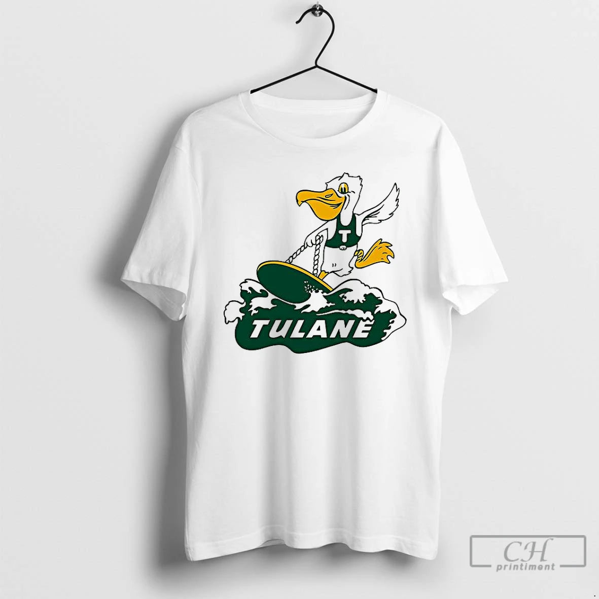 Premium Tulane Green Wave Surfing Mascot T-Shirts, Hoodie, Sweatshirt | PopFlextees.com