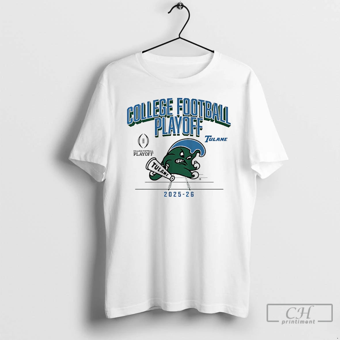 Premium Tulane Green Wave Football 2025 26 Cfp Mascot T-Shirts, Hoodie, Sweatshirt | PopFlextees.com