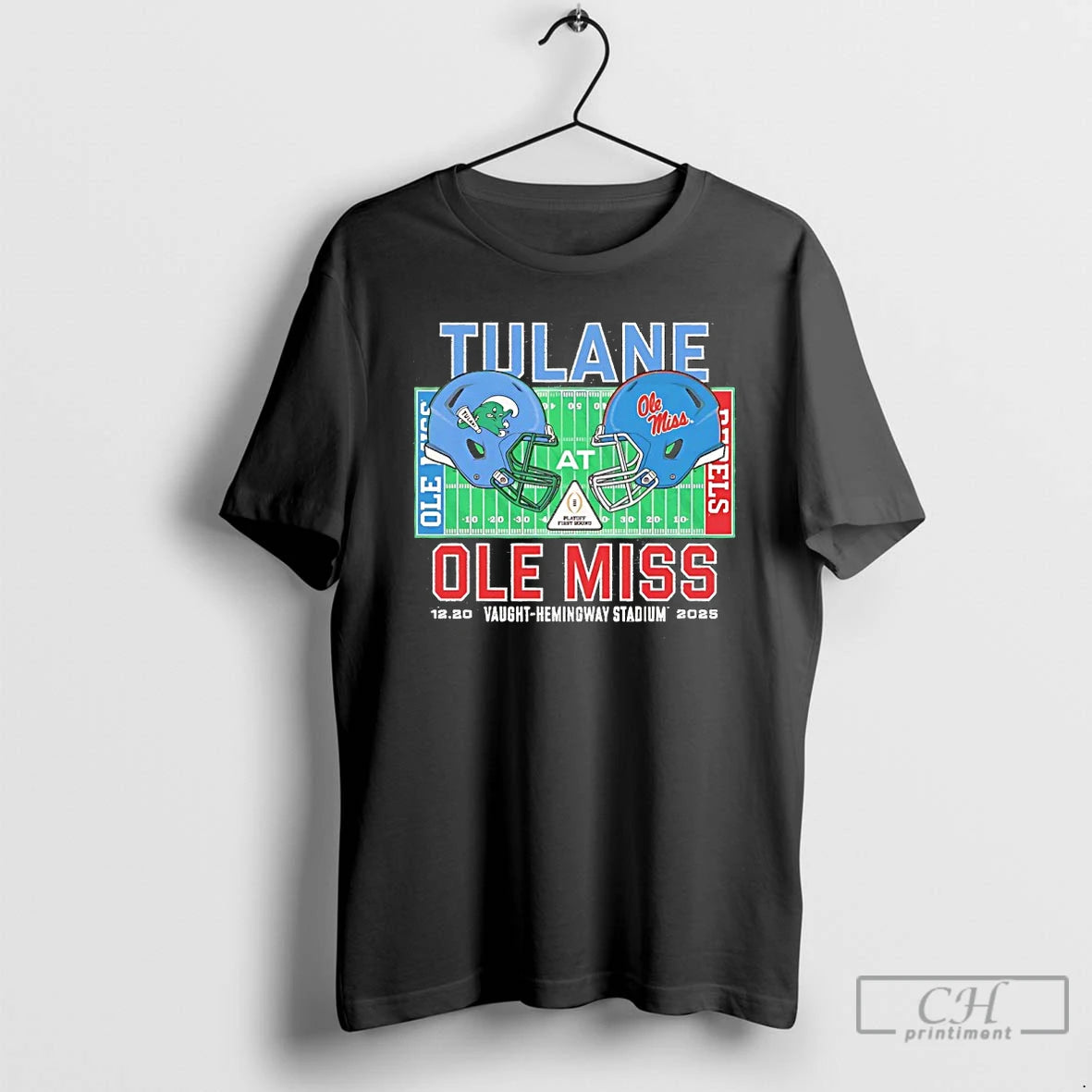 Premium Tulane Vs Ole Miss College Football Playoff Vaught Hemingway Stadium 2025 T Shirts Sweater Hoodie, Sweatshirt