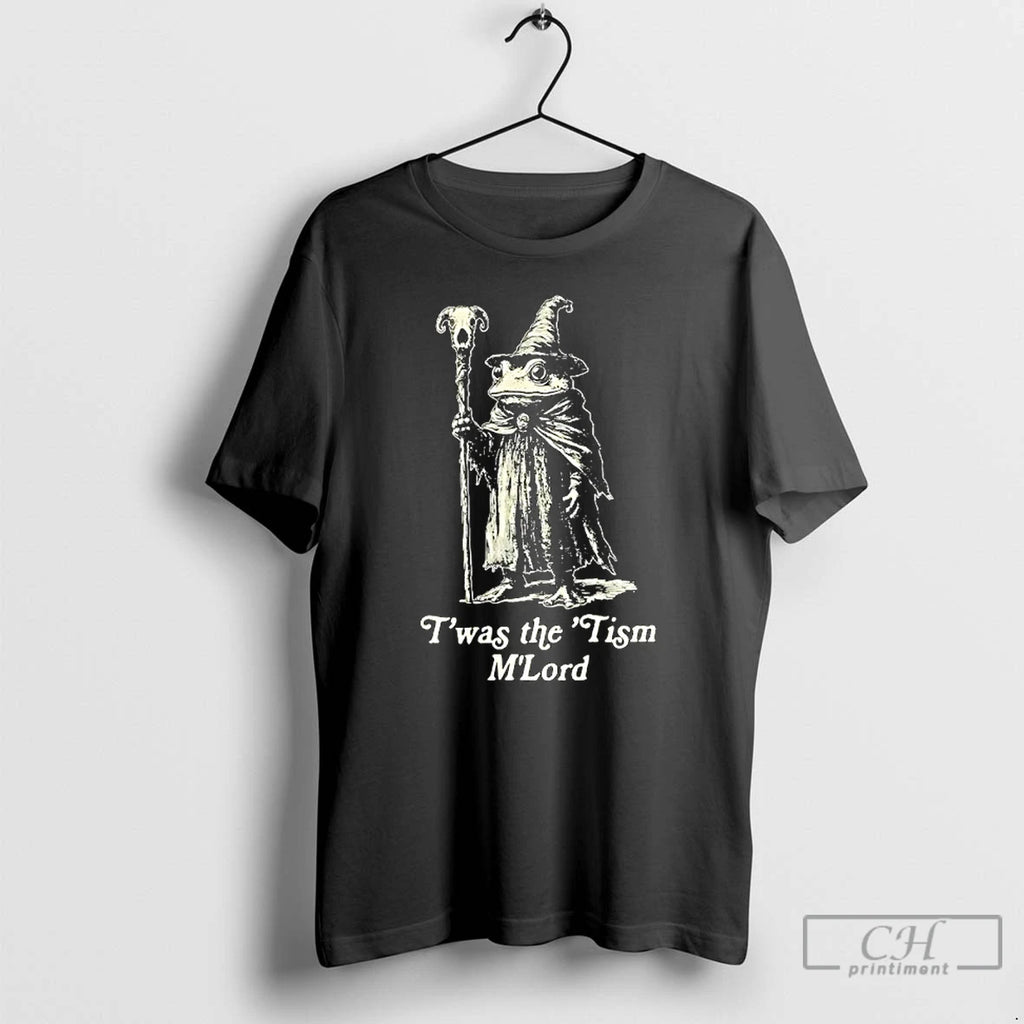 Premium Twas The Tism Mlord Froh Wizard Graphic T-Shirts, Hoodie, Sweatshirt | PopFlextees.com
