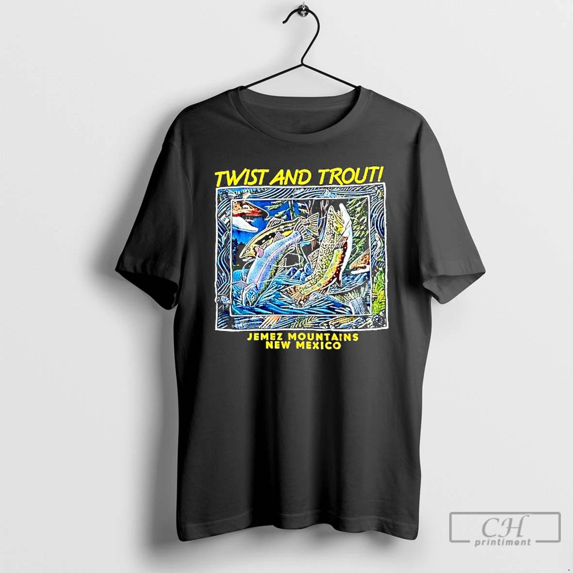 Premium Twist And Trout Jemez Mountains New Mexico Vintage T-Shirts, Hoodie, Sweatshirt | PopFlextees.com